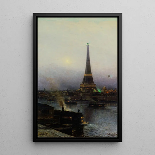 Alexey Petrovich Bogolyubov - La tour Eiffel la nuit.webp