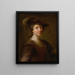 Portret van een Dame Die Toegeschreven Wordt Aan Louise Julie De Nesle, Graafes De Mailly - Alexis Grimou — ingelijst kunstwerk aan de muur