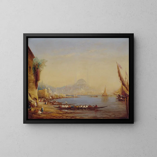 Alfred August Felix Bachmann - Istanbul Ansicht des Hafens.webp