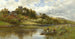 Belaugh sur la Bure, Norfolk - Alfred Augustus Glendening — weergave van het kunstwerk