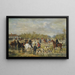 De Vertrek op Jacht - Alfred Decaen — ingelijst kunstwerk aan de muur