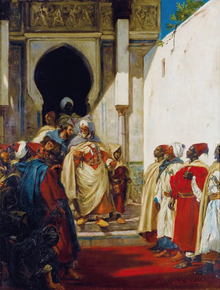 Alfred Dehodencq - The Pacha Going Out.webp
