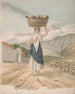 van het vrouwelijke colporteur schilderij uit Port Orotava - Alfred Diston — weergave van het kunstwerk