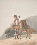 Verkoper van brandhout op Tenerife - Alfred Diston — weergave van het kunstwerk