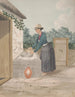 Handmolen voor het malen van Gofio Tenerife - Alfred Diston — weergave van het kunstwerk
