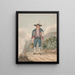 L'homme d'El Miradero - Alfred Diston — ingelijst kunstwerk aan de muur