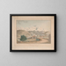 uitzicht vanaf de haven van Martiánez, Orotava, Tenerife - Alfred Diston — ingelijst kunstwerk aan de muur