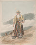 Vrouw van Icod el Alto Tenerife - Alfred Diston — weergave van het kunstwerk