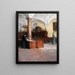The sacristy of the university church of Vienna - Alfred Edler von Pflügl — framed artwork on a wall