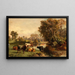 La rive du fleuve - Alfred Grey — ingelijst kunstwerk aan de muur