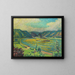 Rijnlandschap - Alfred Helberger — ingelijst kunstwerk aan de muur