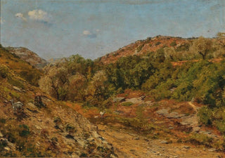 Alfred Henri Berthoud - Resting Goats in a Summer Landscape.webp