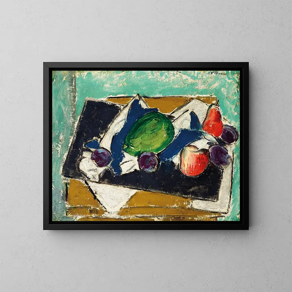 pruimen en peren - Alfred Henry Maurer — ingelijst kunstwerk aan de muur