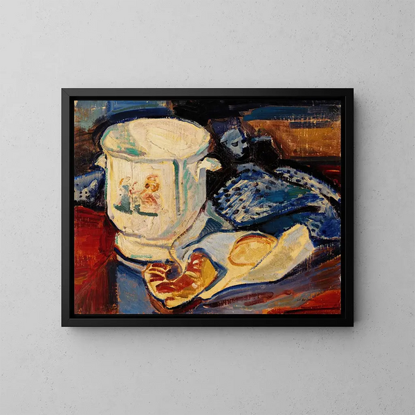 Natuur stilleven met plantenbak - Alfred Henry Maurer — ingelijst kunstwerk aan de muur