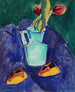 Tulips in a Green Vase - Alfred Henry Maurer — artwork view