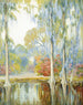 Tuinen van Magnolia - Alfred Hutty — weergave van het kunstwerk
