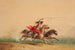 Vangen van wilde paarden met lasso - Alfred Jacob Miller — weergave van het kunstwerk