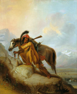 Alfred Jacob Miller - The Scalplock (Case Conflict).webp