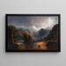 Waar de wolken graag rusten - Alfred Jacob Miller — ingelijst kunstwerk aan de muur