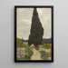 Reproduction of the painting Allée de cyprès - Alfred Lesbros