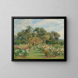 Alfred Parsons - A Sundial In A Rose Garden.webp