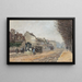 Boulevard Héloïse - Alfred Sisley — ingelijst kunstwerk aan de muur