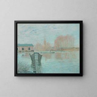 Alfred Sisley - La Machine de Marly et le barrage Bougival.webp