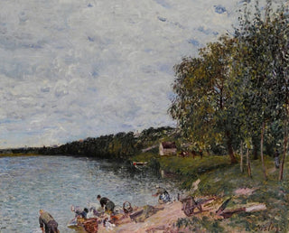 Alfred Sisley - Lavandires prs de Champagne.webp