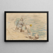 De Wassermeisjes - Alfred Sisley — ingelijst kunstwerk aan de muur