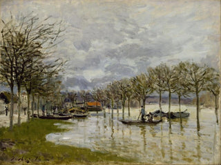 Alfred Sisley - The Flood on the Road to SaintGermain.webp