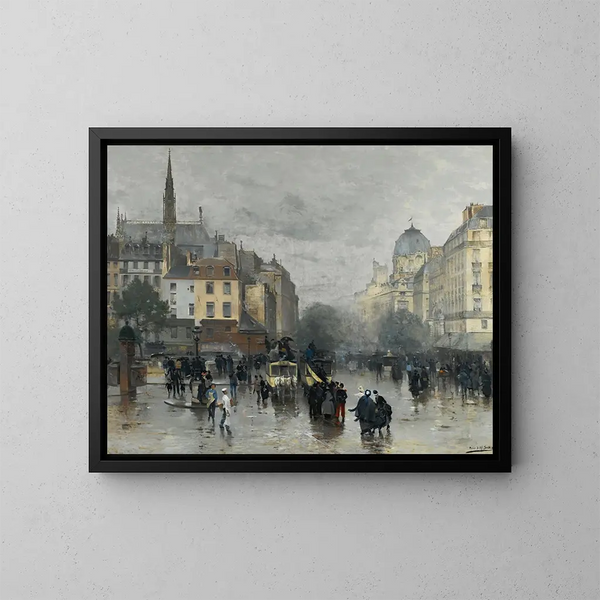 Na de regen - Alfred Smith — ingelijst kunstwerk aan de muur
