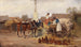 Op de pottenbakkersmarkt - Alfred Steinacker — weergave van het kunstwerk