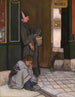 La mendicité tolérée - Alfred Stevens — weergave van het kunstwerk