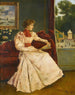 Thuis - Alfred Stevens — weergave van het kunstwerk
