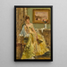 Coquetterie - Alfred Stevens — ingelijst kunstwerk aan de muur