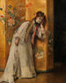 Curieux - Alfred Stevens — weergave van het kunstwerk