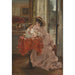 De gelukkige moeder - Alfred Stevens — weergave van het kunstwerk