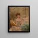 Portret Fédora van Sarah Bernhardt - Alfred Stevens — ingelijst kunstwerk aan de muur