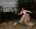 In volle overweging - Alfred Stevens — weergave van het kunstwerk