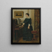 L'absence - Alfred Stevens — ingelijst kunstwerk aan de muur