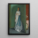 L'émotionnée - Alfred Stevens — ingelijst kunstwerk aan de muur
