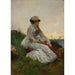 Reproductie van het schilderij Denker - Alfred Stevens
