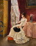Droom - Alfred Stevens — weergave van het kunstwerk