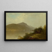 The Hudson River - Alfred Thompson Bricher — framed artwork on a wall