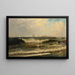 Vagues déferlantes - Alfred Thompson Bricher — framed artwork on a wall