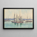 Port - Alfred Walsh — ingelijst kunstwerk aan de muur