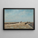 Een Belgische haven - Alfred William Finch — ingelijst kunstwerk aan de muur