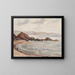 La plage de Looen - Alfred William Finch — ingelijst kunstwerk aan de muur
