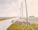 De weg naar Nieuport - Alfred William Finch — weergave van het kunstwerk