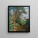 Een zonnig landschap met beek - Alfred Zoff — ingelijst kunstwerk aan de muur
